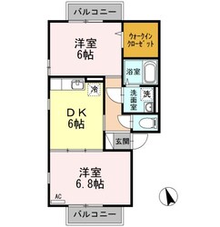 サンライズ ハイツ ＭＫの物件間取画像